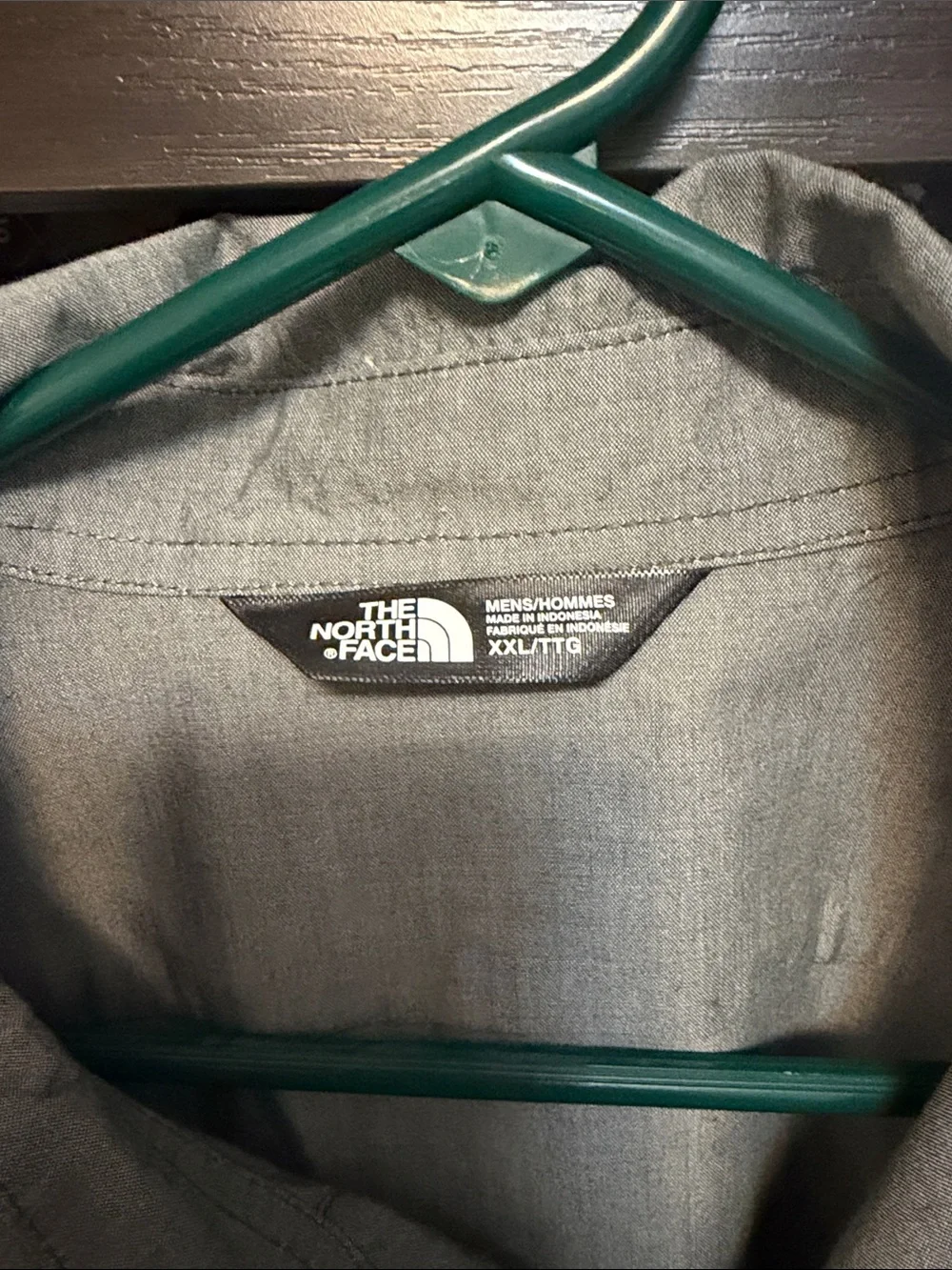 The North Face Gray Men's Button-Up Shirt